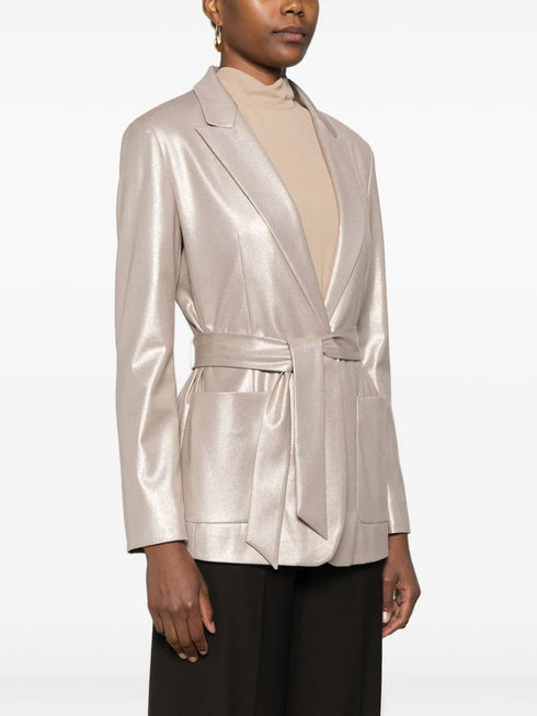 lamé blazer